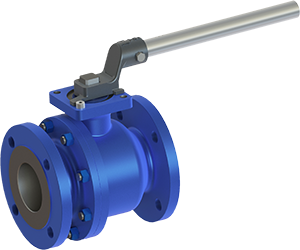 2 Piece Flanged Cavity Filler Ball Valve