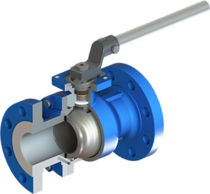 Metal Seated Flanged ball Valve